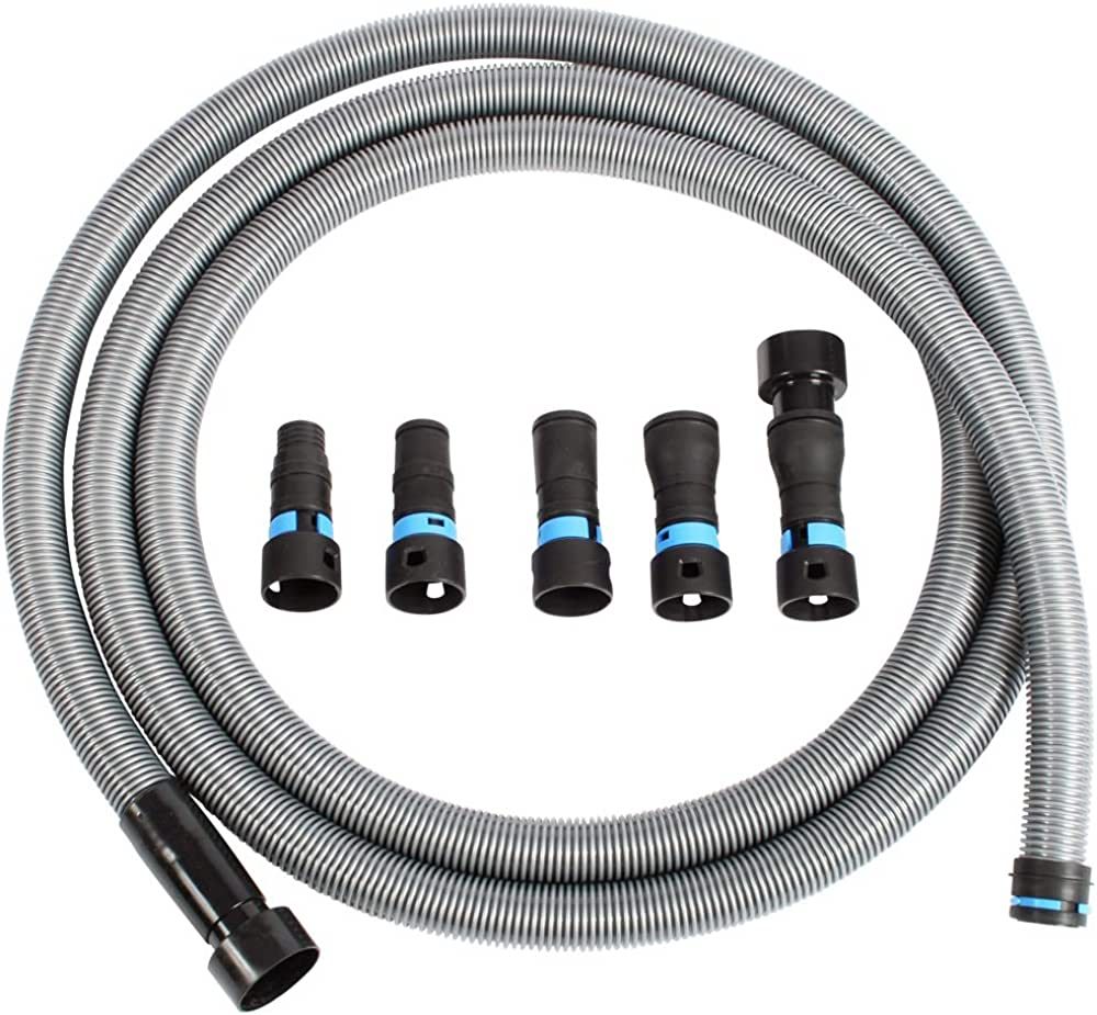 Cen-Tec Systems 94709 Quick Click 16 Ft. Hose for Home and Shop Vacuums with Expanded Multi-Brand... | Amazon (US)