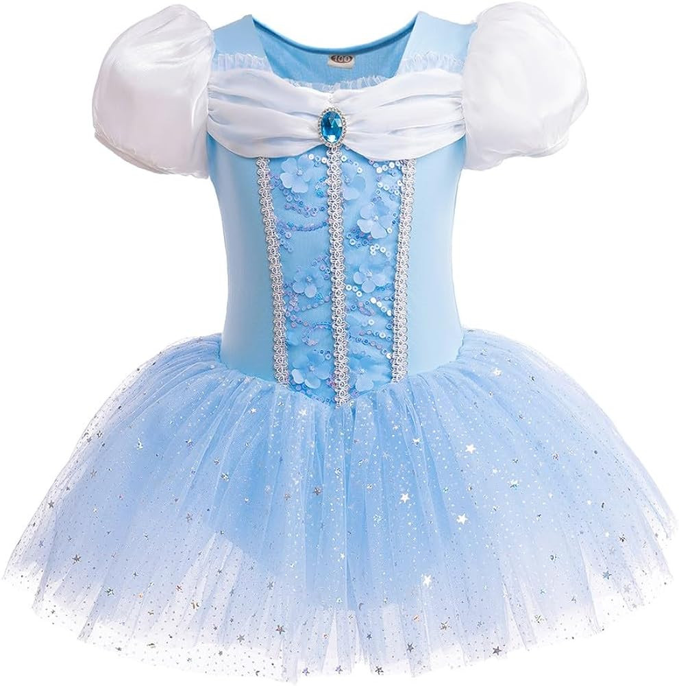 MYRISAM Princess Leotards for Girls Ballet Dance Tutu Skirted Ballerina Dress Birthday Fancy Part... | Amazon (US)
