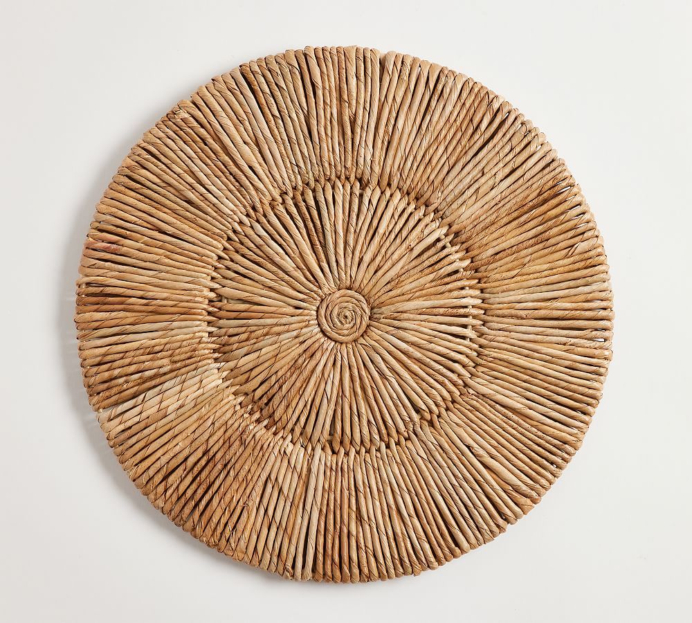 Malibu Handwoven Seagrass Charger Plate | Pottery Barn (US)