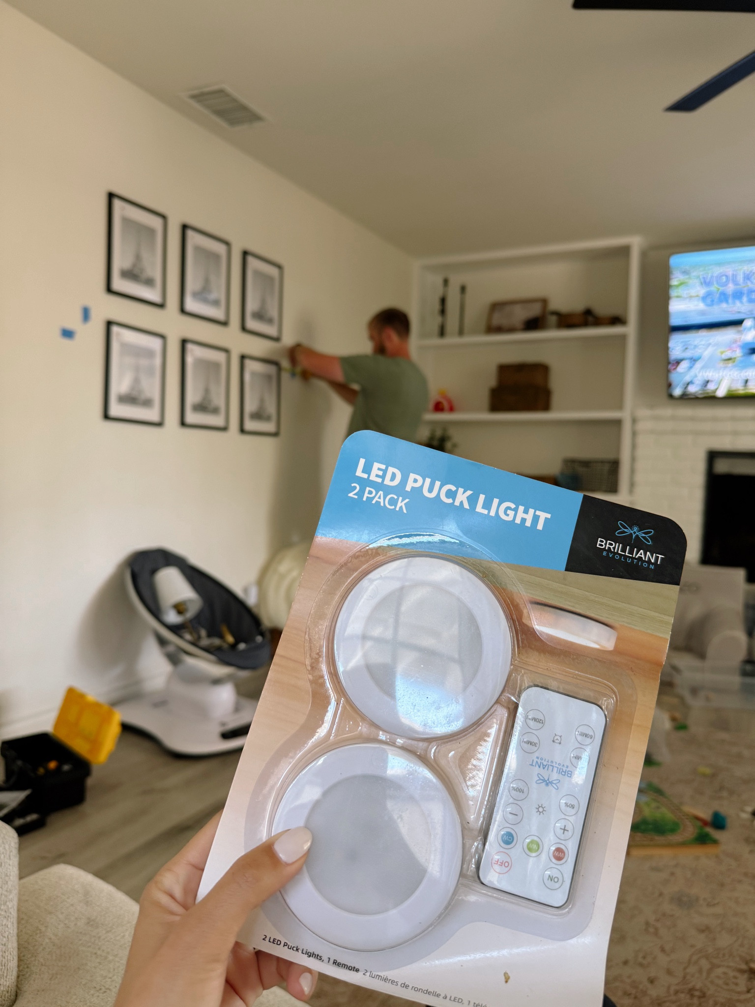 Playroom photo wall set up 🖼️ 

#LTKhome #LTKfindsunder50