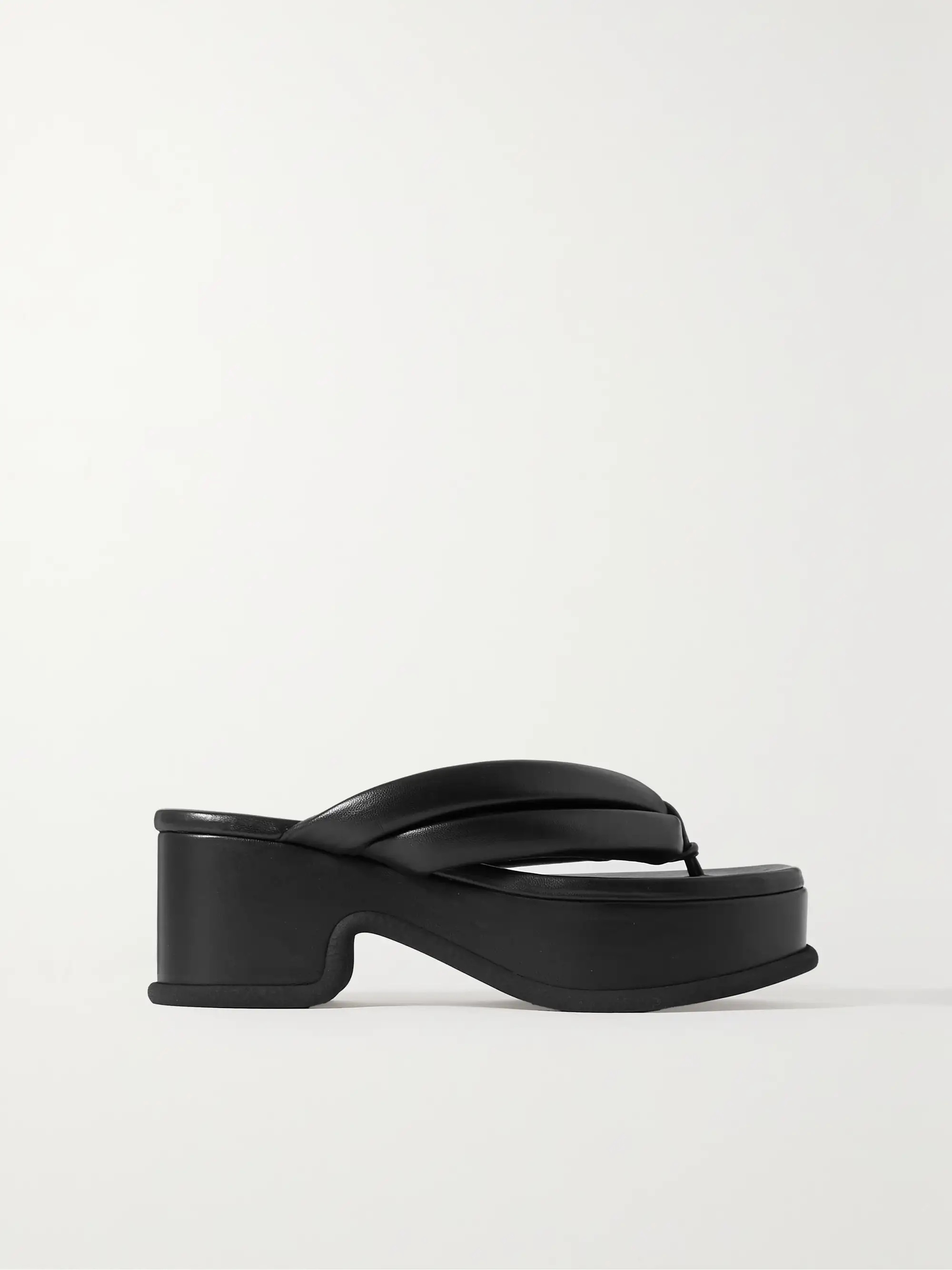 Leather platform sandals | NET-A-PORTER (US)