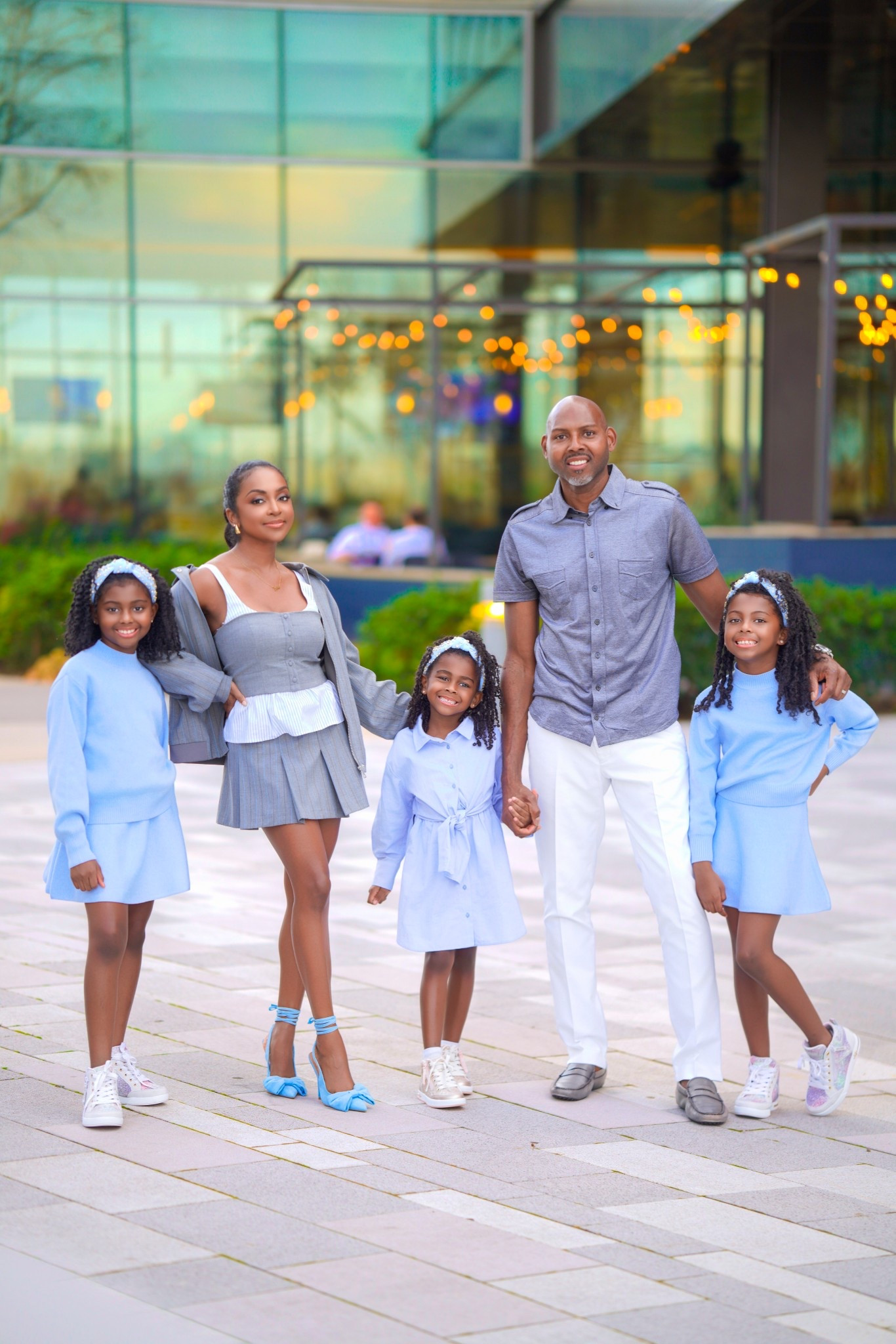Family blue and white outfit 🫶🏽

#LTKFamily #LTKKids #LTKFindsUnder100
