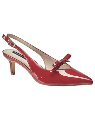 French Connection Women's Patent Bow Pumps - Macy's | Macy's