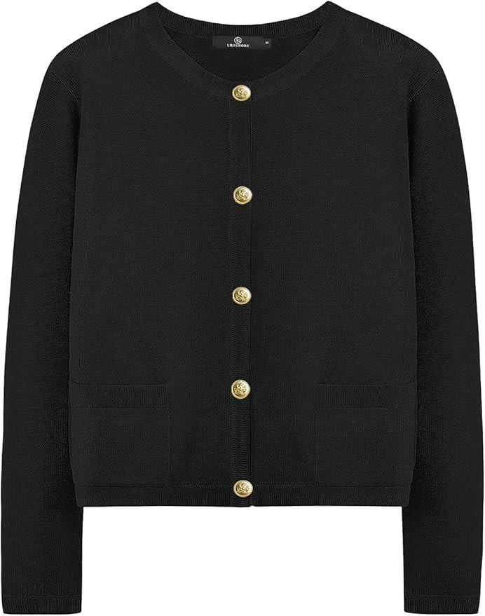 LILLUSORY Women Cardigan Sweaters Fall Outfit Clothes Fashion Cropped Jackets Trendy 2026 Casual ... | Amazon (US)
