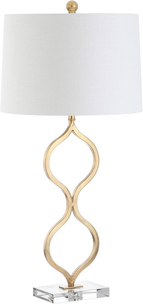 JONATHAN Y JYL3028A Levi 31.5" Metal/Crystal LED Table Lamp Contemporary Transitional Bedside Des... | Amazon (US)