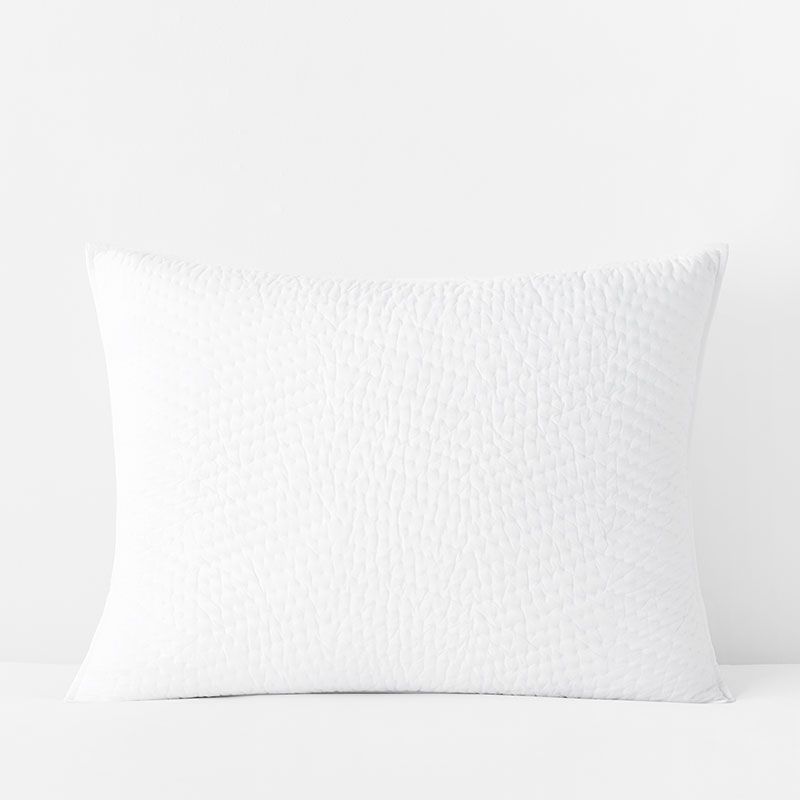 Voile Sham - White, Standard | The Company Store