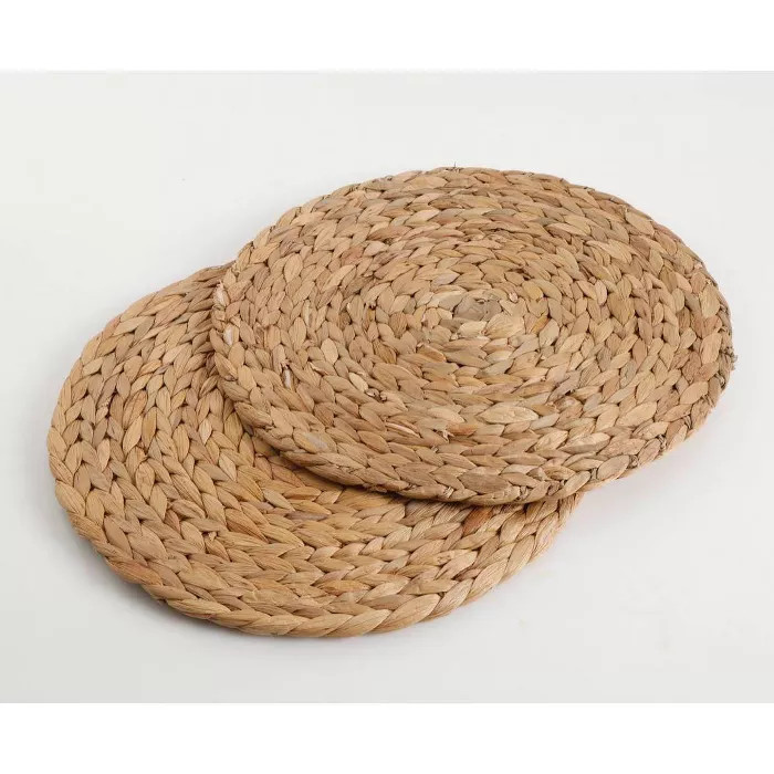 Cravings by Chrissy Teigen 2pk Water Hyacinth Woven Placemat Set | Target