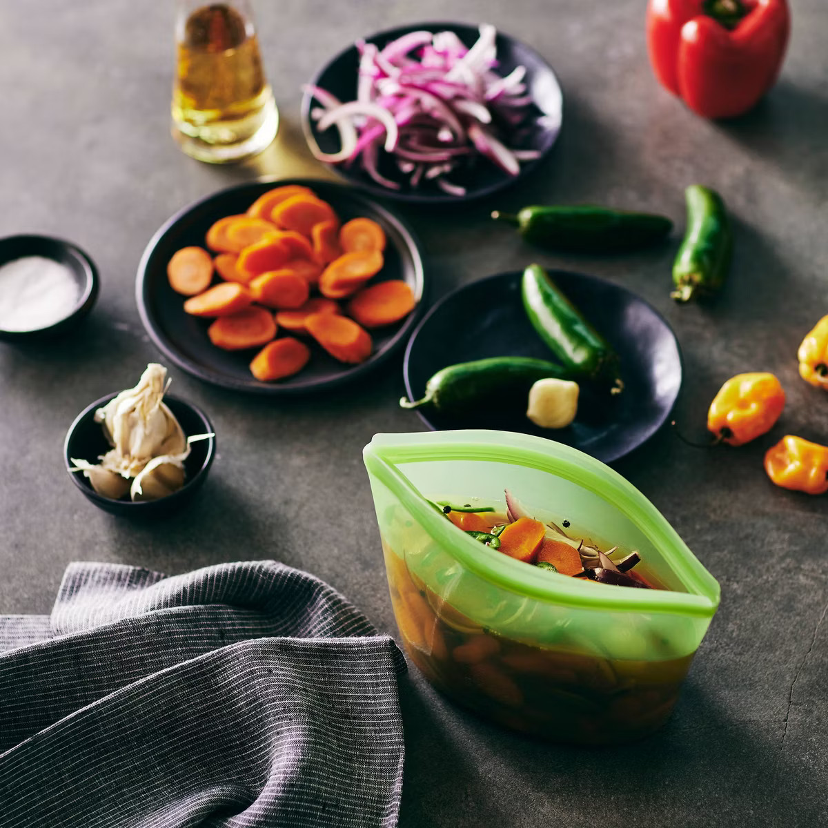 Stasher Reusable Bowl Multi-Colored Bundle - 3pk | Target