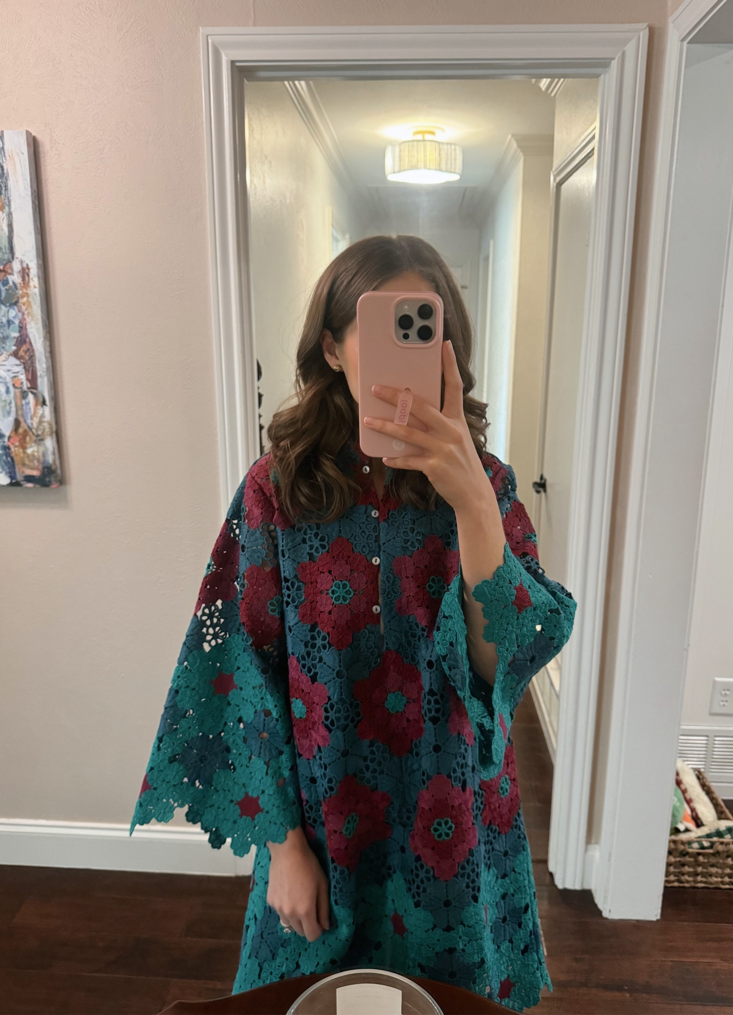 Snagged this dress the other day for one of Brooks’ work dinners and I am loving the colors! Plus, it’s on sale! I’m wearing the XS. 

#LTKSeasonal #LTKSaleAlert