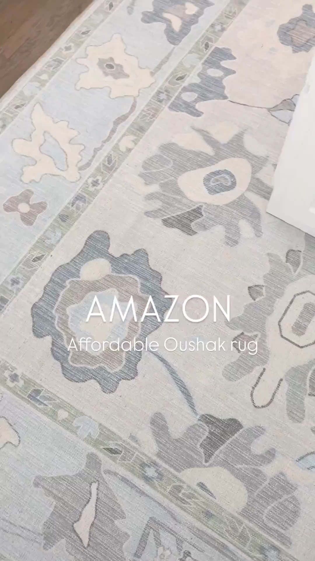 Amazon SALE 🎉 my oushak inspired rug is on sale right now! 🤍 Amazon big spring sale #amazonhome affordable rugs 

#LTKHome #LTKSaleAlert