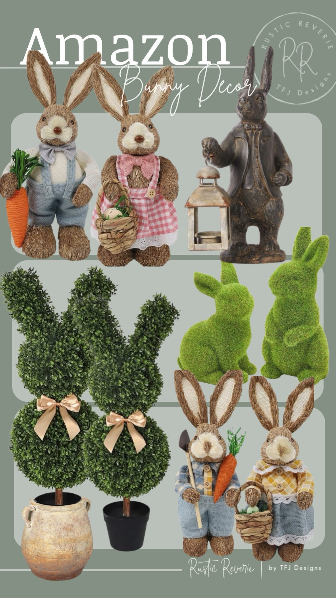 I’ve rounded up some adorable BUNNY DECOR! 🐰 amazon creator favorites prime shipping porch entryway planter urn pottery sisal rabbit tabletop decoration easter table setting dinner brunch affordable 

#LTKSeasonal #LTKHome #LTKSaleAlert