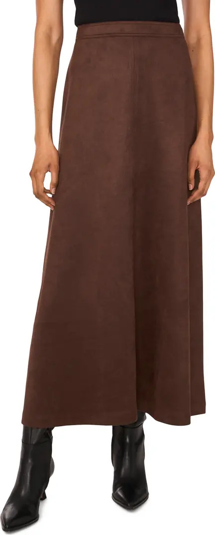 Vince Camuto Faux Suede A-Line Maxi Skirt | Nordstrom | Nordstrom