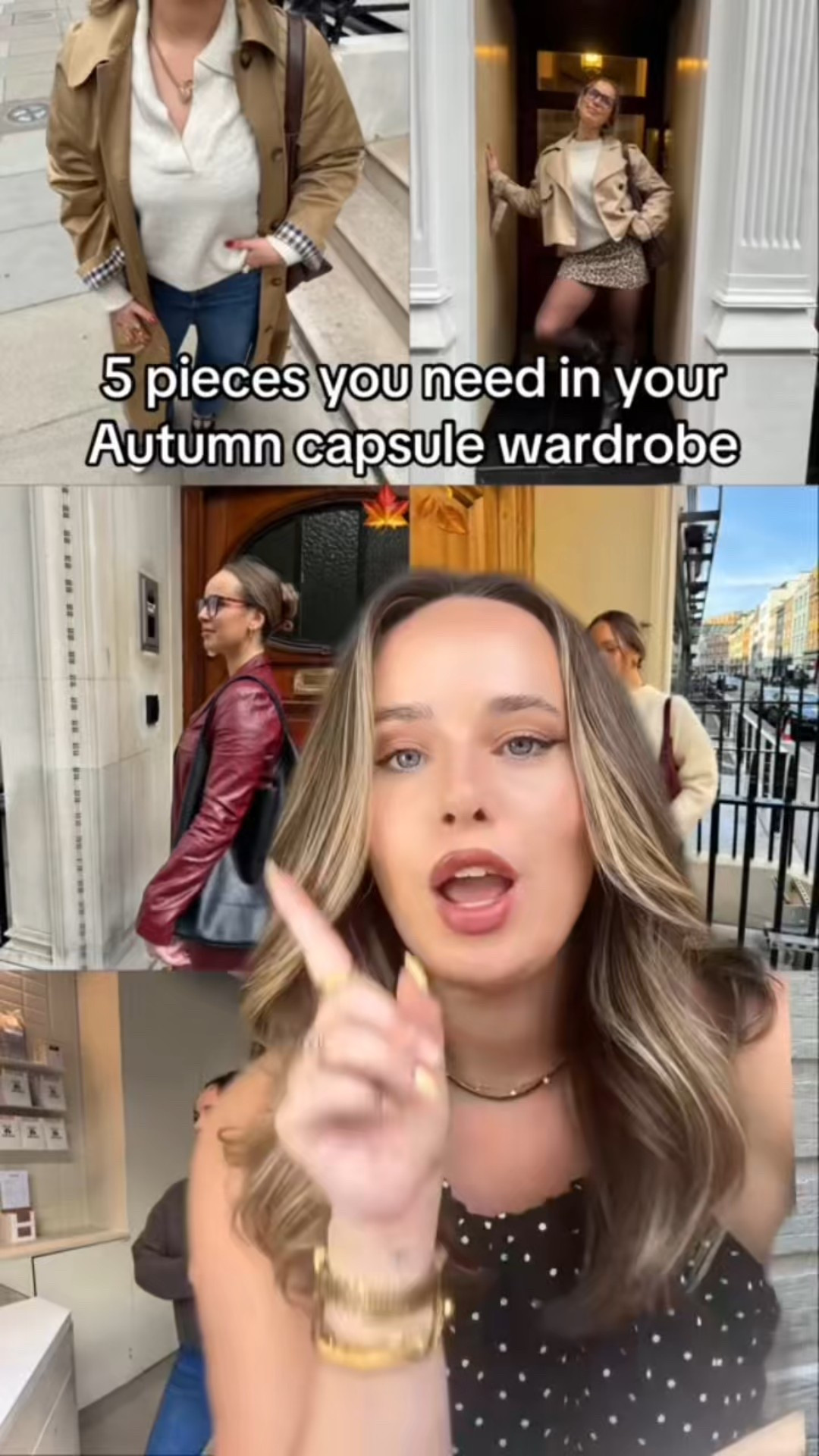 Autumn capsule wardrobe pieces