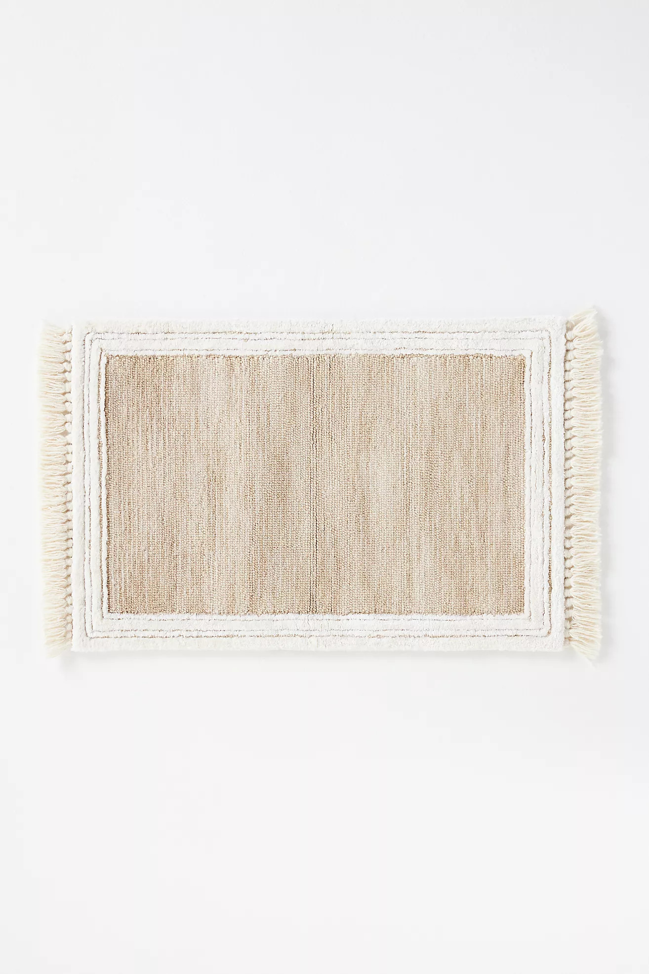 Hand Tufted Wool Blend Tassel Rug | Anthropologie (US)