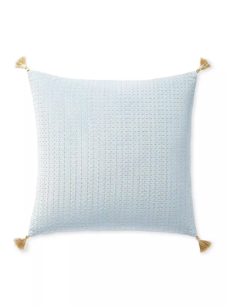 Calla Velvet Pillow Cover | Serena and Lily