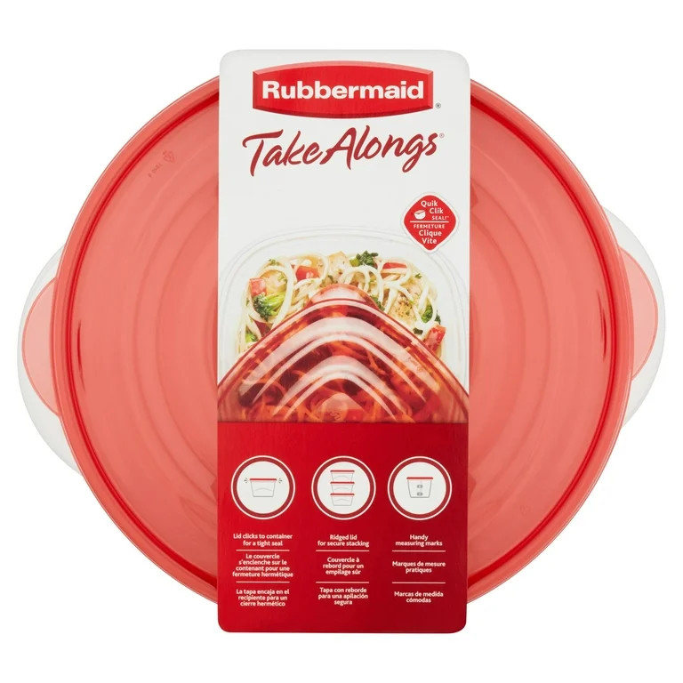 Rubbermaid TakeAlongs Serving Bowl Food Storage Containers, 15.7 Cup, 2 Count | Walmart (US)