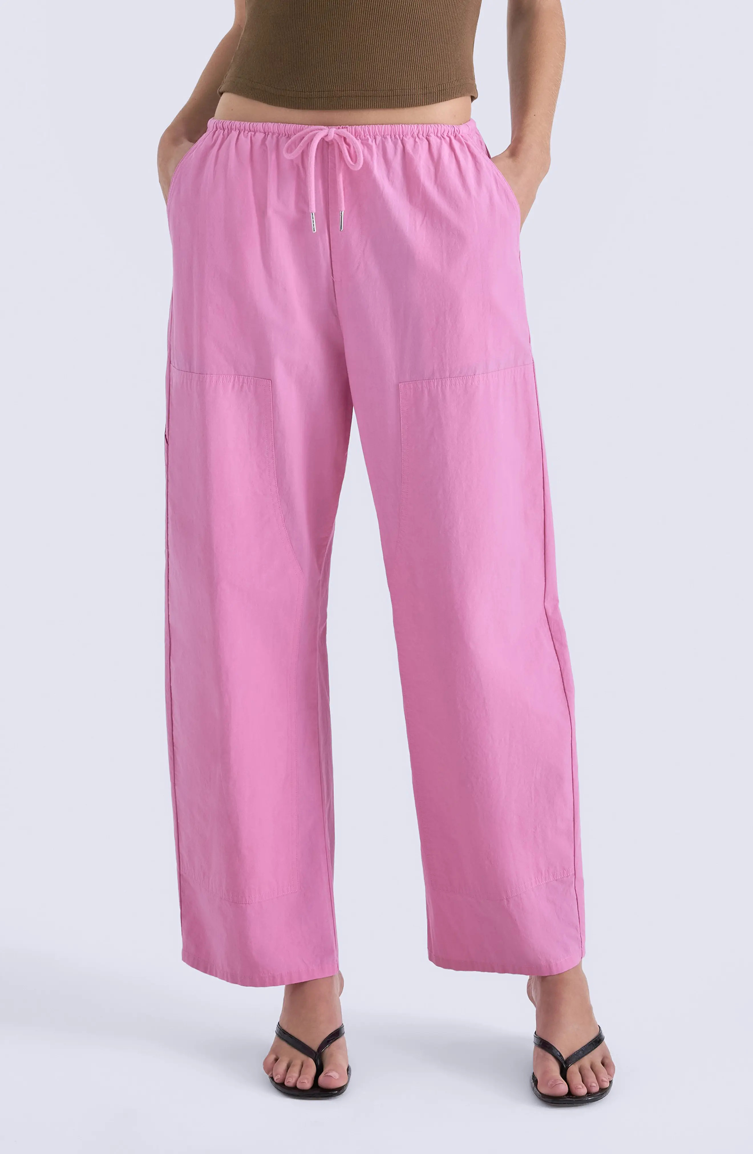 Theo Cotton Drawstring Pants (Women) | Nordstrom | Nordstrom