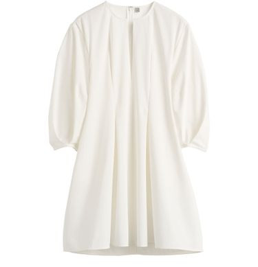 Baumwollkleid mit Ballonärmeln - TOTEME | 24S (APAC/EU)