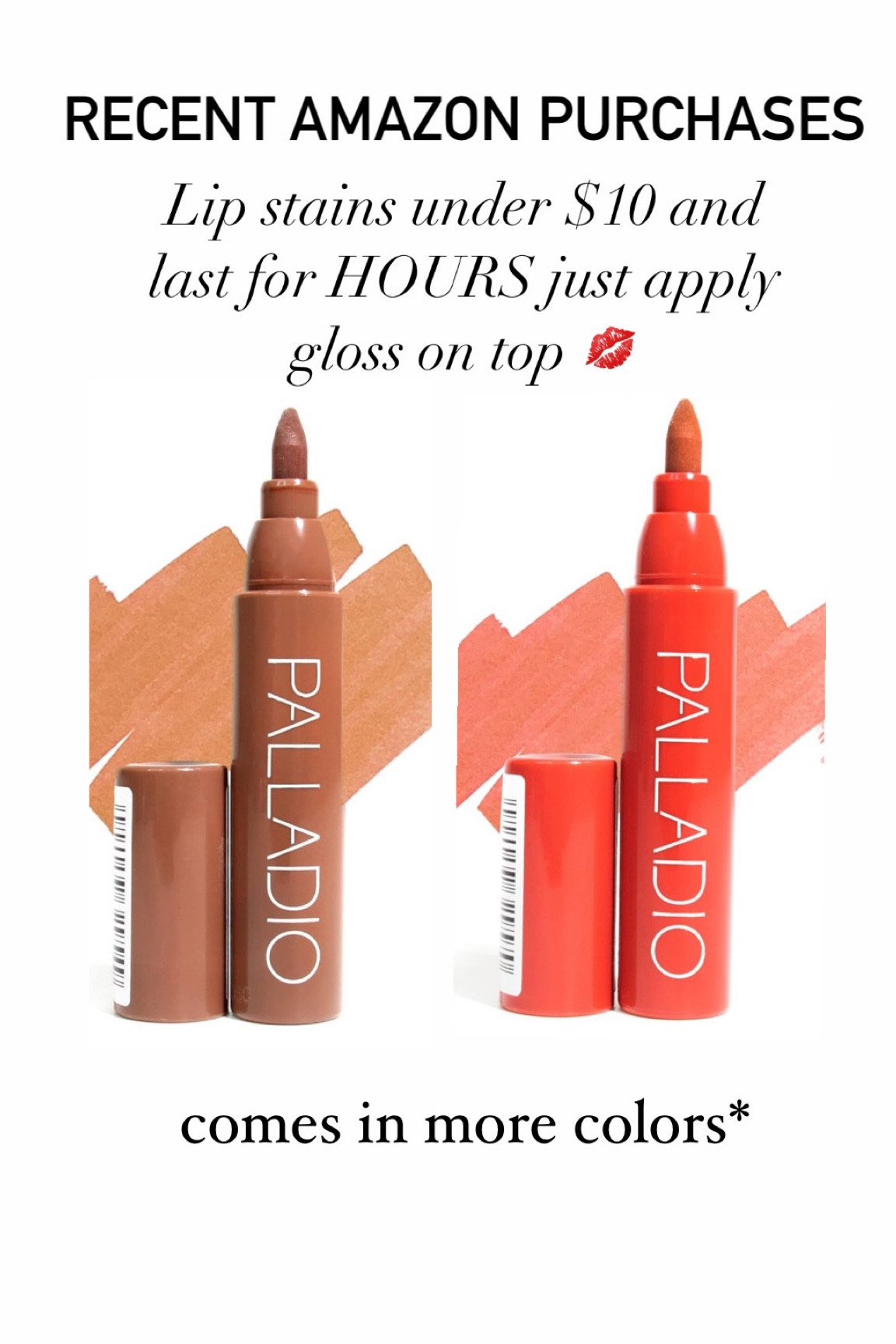 Lip stain that lasts hours 


Lip stain, amazon, amazon finds, found it on amazon, lips, lip color, makeup, makeup finds, under $10

#LTKMostLoved #LTKsalealert #LTKbeauty