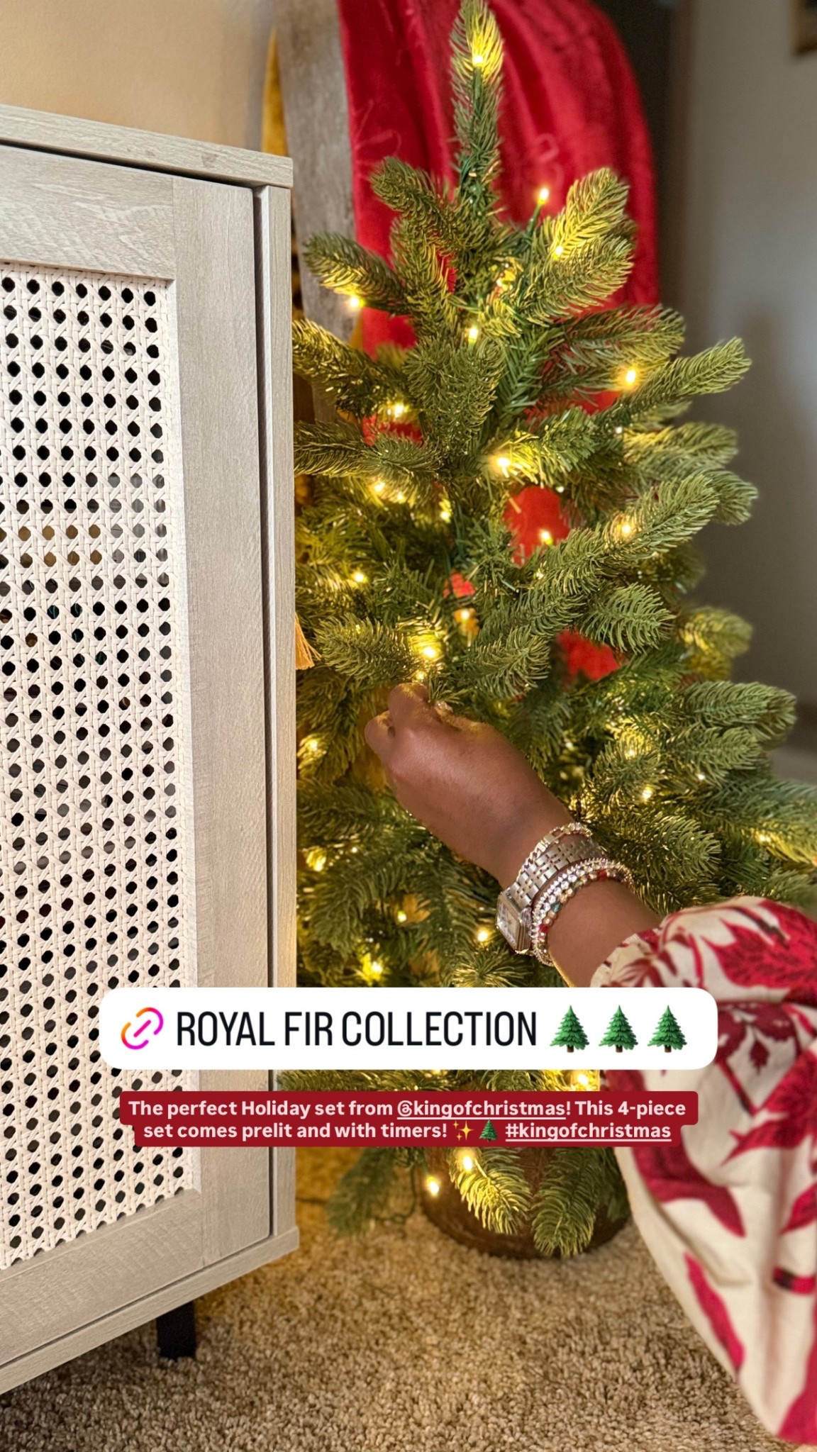 King of Christmas 4-piece pre-lit set!!! 🤌🏽✨🎄

#LTKHome #LTKFamily #LTKHoliday