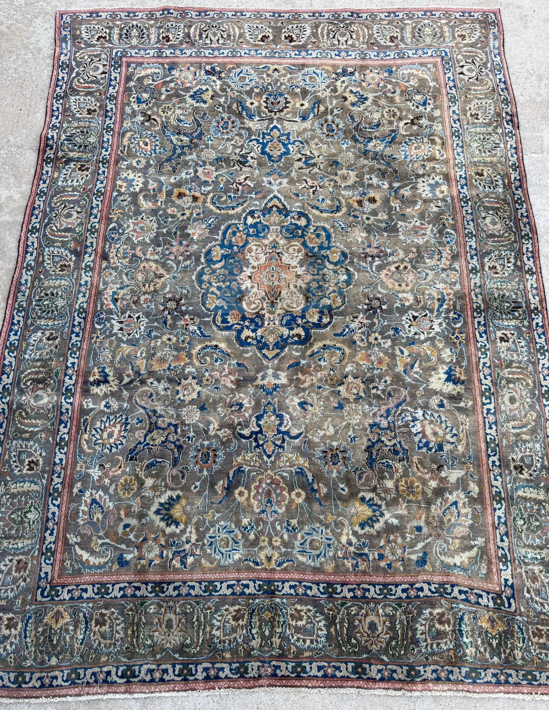 Gavin - 8x10 Vintage Persian Wool Area Rug - Etsy | Etsy (US)