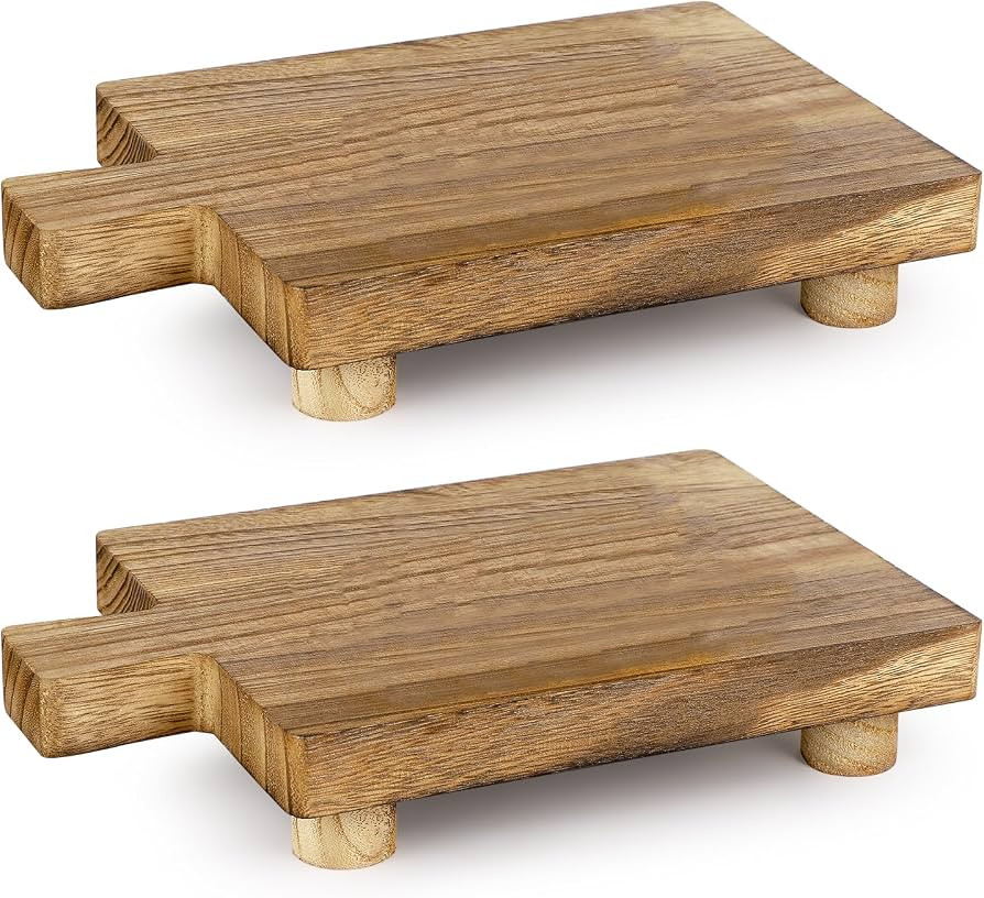 Amazon.com: Handmade Wooden Tray,Practical Bathroom and Kitchen Decoration for Soap,Bath Bottles,... | Amazon (US)