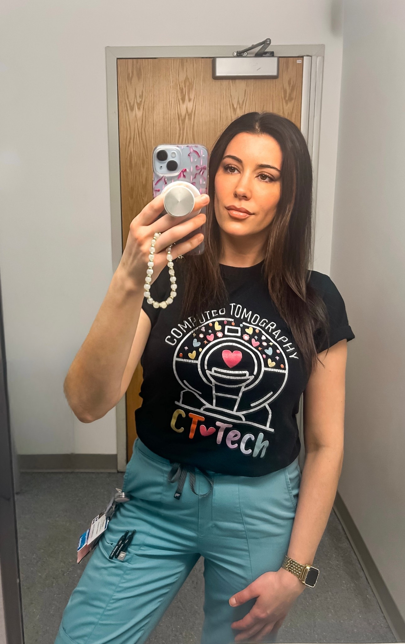 Just out here living that gantry life! 🍩💻 

Who says healthcare gear can’t be cute? Obsessed with this CT Tech graphic tee and these joggers!! Perfect for my fellow medical babes.

#LTKdayinmylife #LTKootd #LTKgrwm