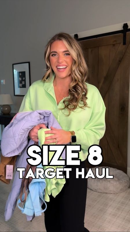 Sizing info:
Green pullover - sized up 1 to the L for oversized fit. 10/10 
All sports bras, purple quilted jacket, & oversized tees all true to size - size M

Target Tuesday Haul! 😍🫶🏼 Target has the cutest new arrivals right now & I’m loving all the new colors for spring 🤩💚🩷 #ad the fabric on the green pullover is INSANE. 🤯 It puts the butter 🧈 in buttery soft. 🤌🏼 IYKYK 🙌🏼 so impressed w the quality of the sports bras & got 2 new oversized tees - so so comfy. The purple jacket is GORG!!! What’s your fave from this haul?! 👇🏼 Linking everything for y’all with sizing info on the @shop.ltk app and you can get to my LTK by clicking the link in my Instagram bio! ✨

Direct URL: 

@targetstyle #targetstyle #targetpartner #liketkit #targethaul #targetoutfit #targettuesday


#LTKfitness #LTKSeasonal #LTKfindsunder50