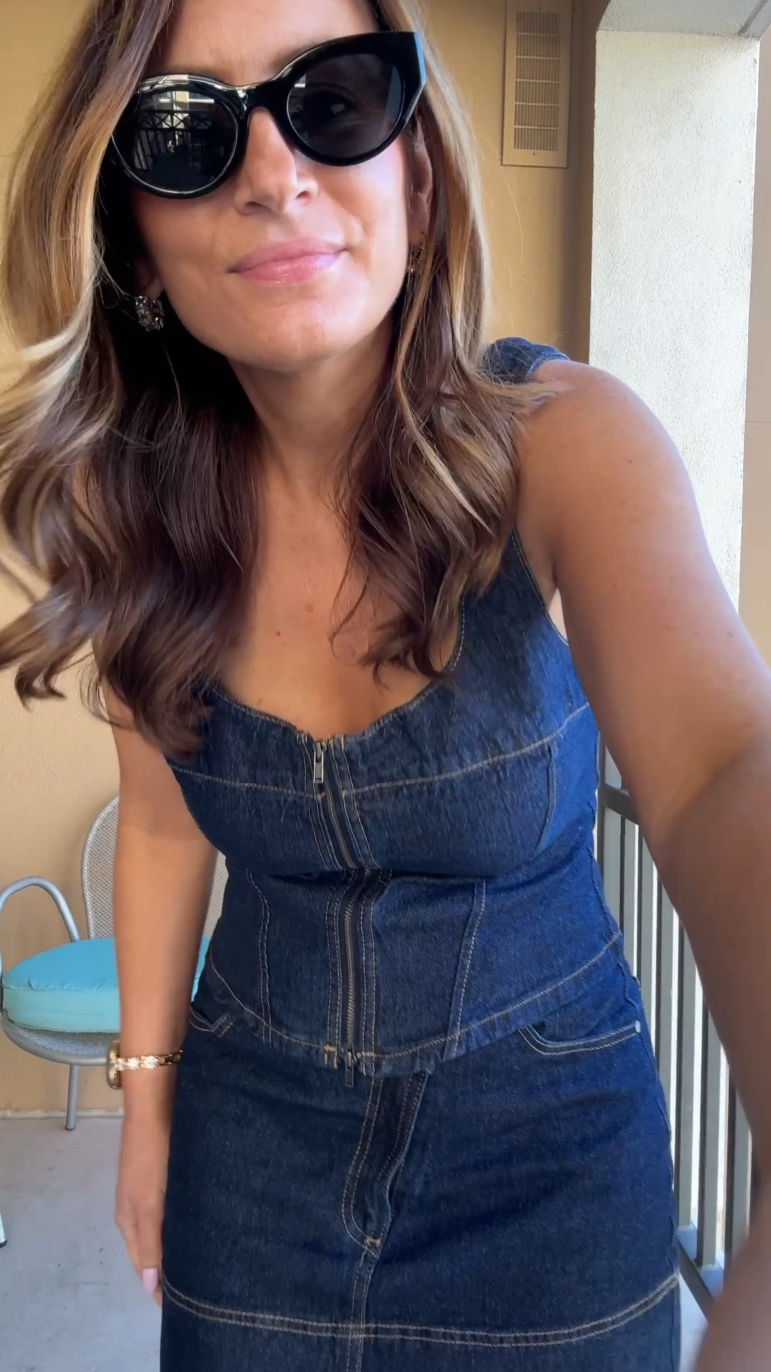The cutest denim two piece skirt set under $100 now @macys!

#LTKSeasonal #LTKOver40 #LTKootd