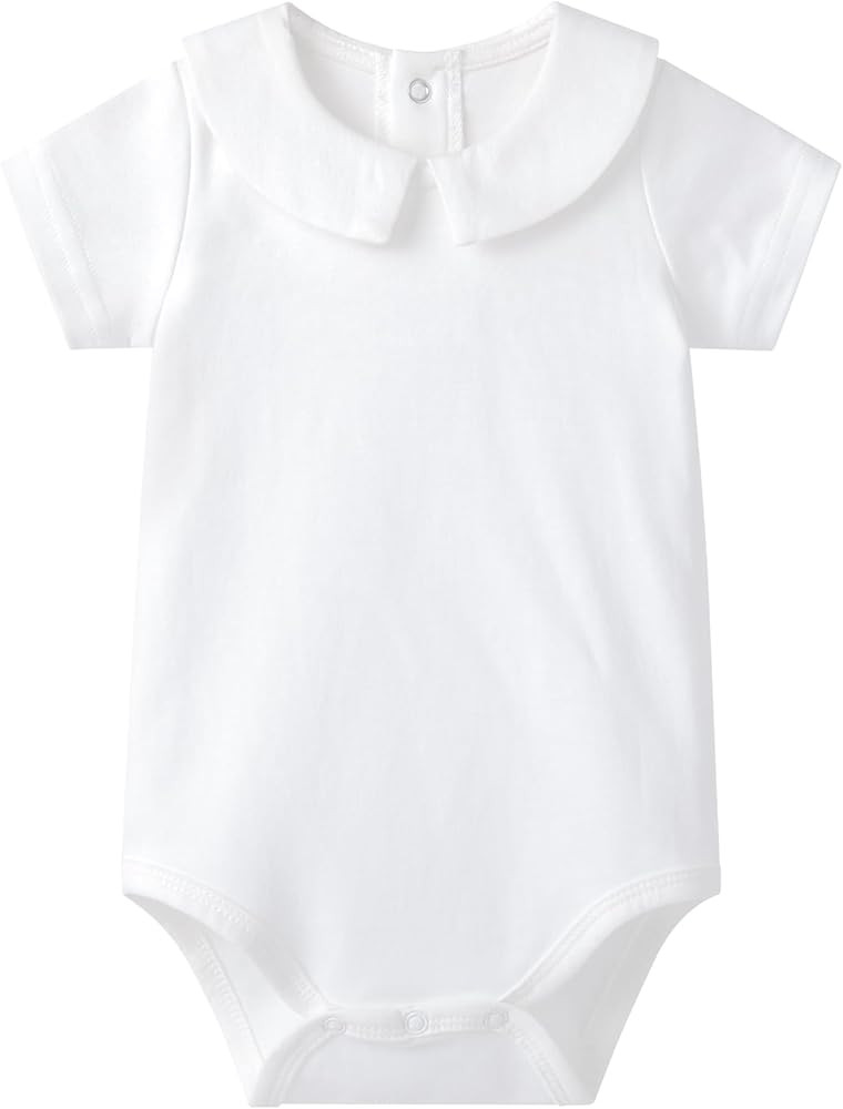 pureborn Baby Girls Boys Bodysuit Super Soft Cotton Romper 0-24 Months | Amazon (US)