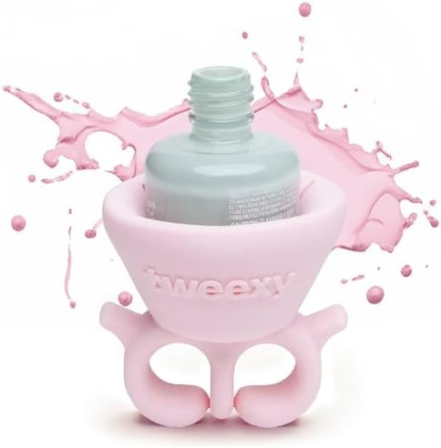 tweexy Wearable Nail Polish Holder Ring - Nail Polish Bottle Holder for Easy Application | Perfec... | Amazon (US)