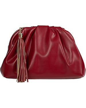 JNB Dumpling Bag for Women Clutch Purses, Cloud Crossbody Handbag Soft Shoulder Bag,party Bag,Wed... | Amazon (US)