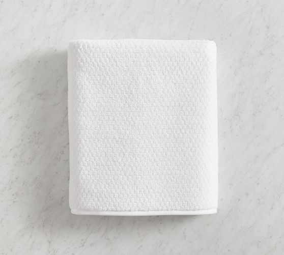 Textured Honeycomb Towel | Pottery Barn (US)