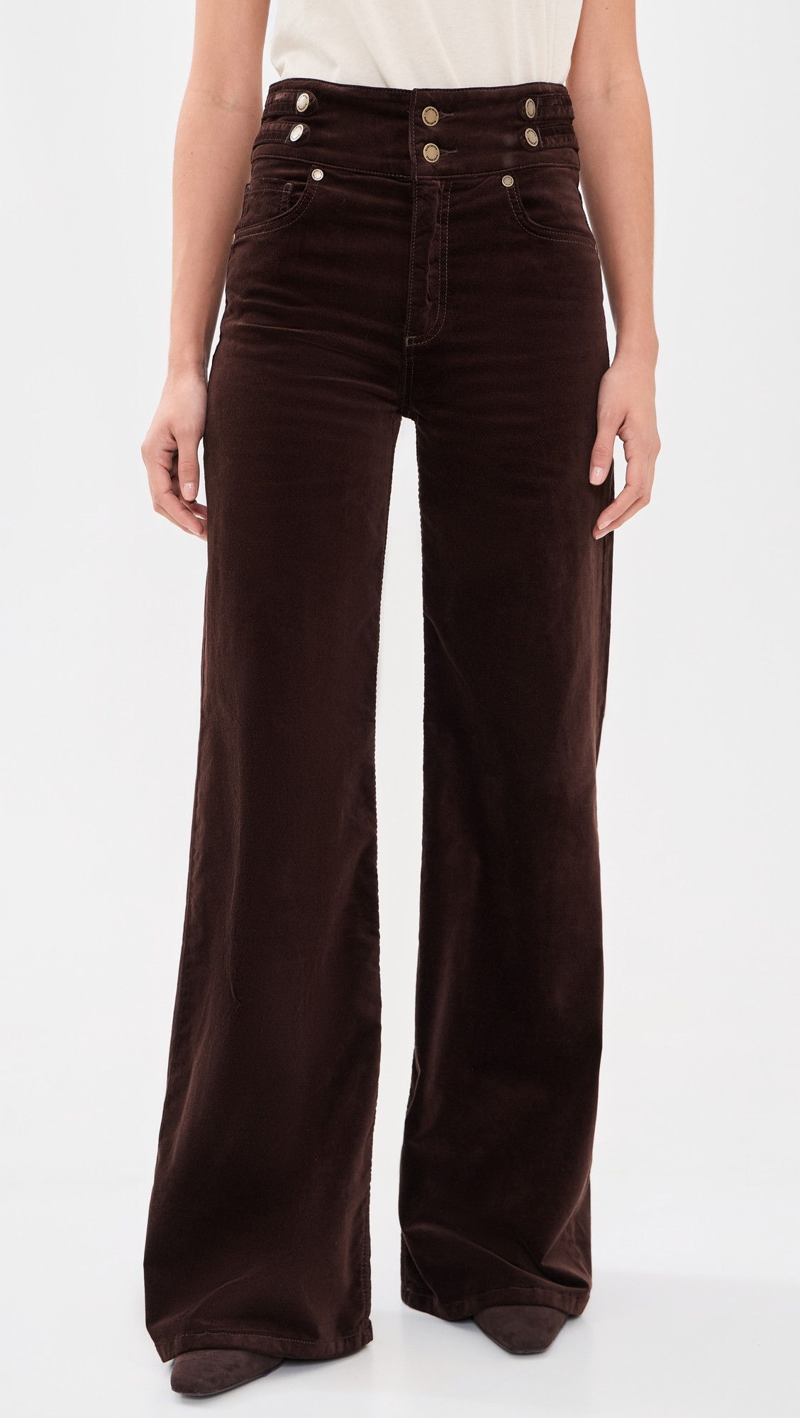 Ramy Brook Velveteen Liv Pants Heritage Brown 28 | Shopbop