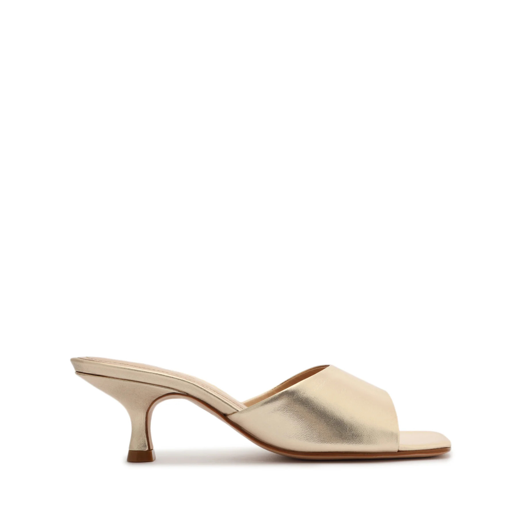 Dethalia Metallic Leather Sandal | Schutz Shoes (US)