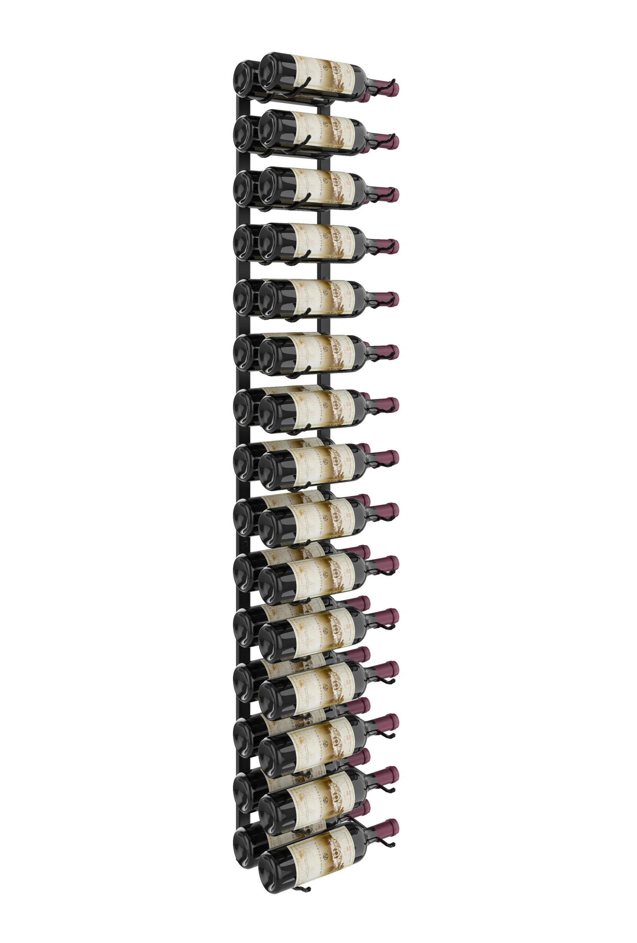 Indurial 30 Bottle Wall Mounted Wine Bottle Rack | Wayfair North America