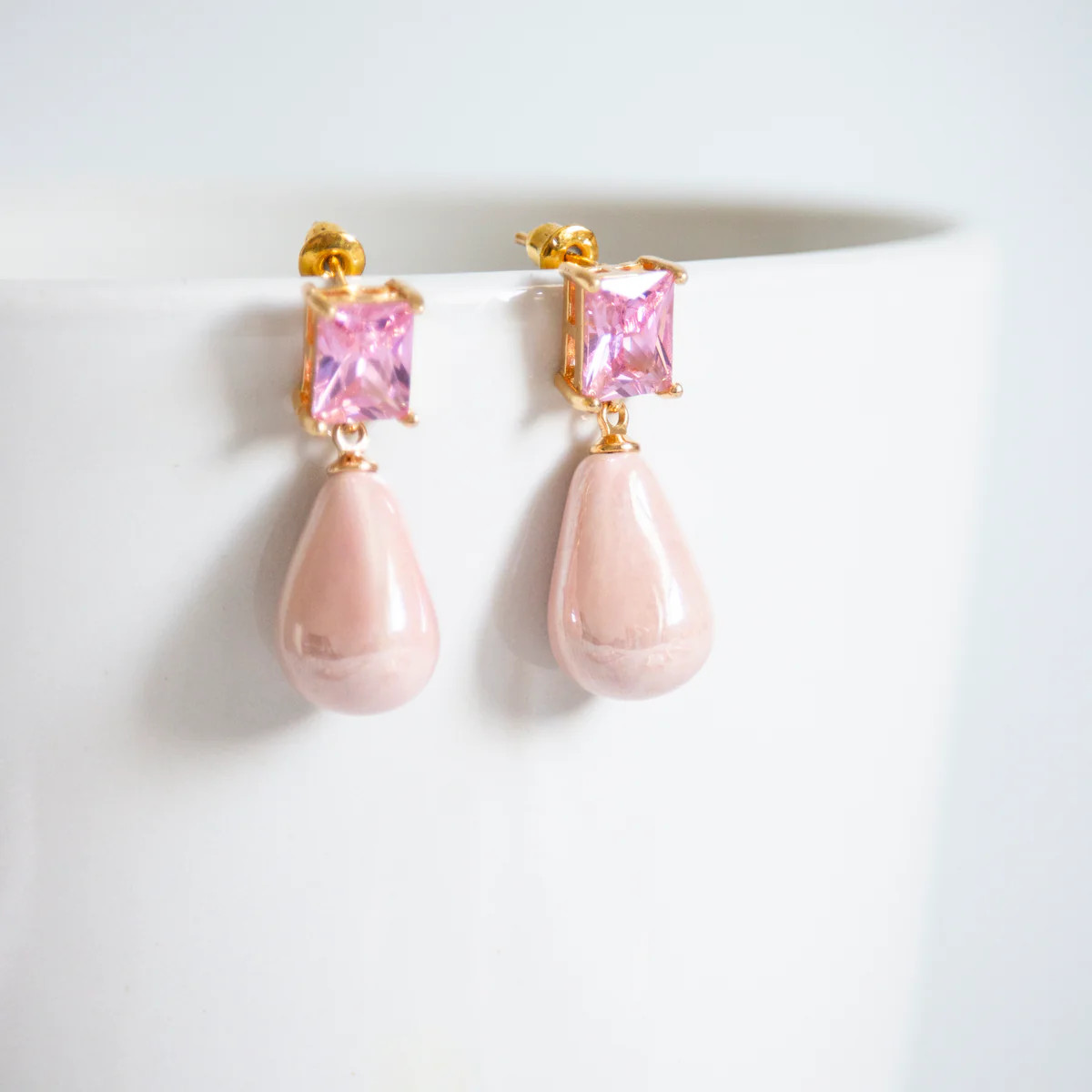 Camellia - Icon Statement Earrings | Susan Gordon Pottery