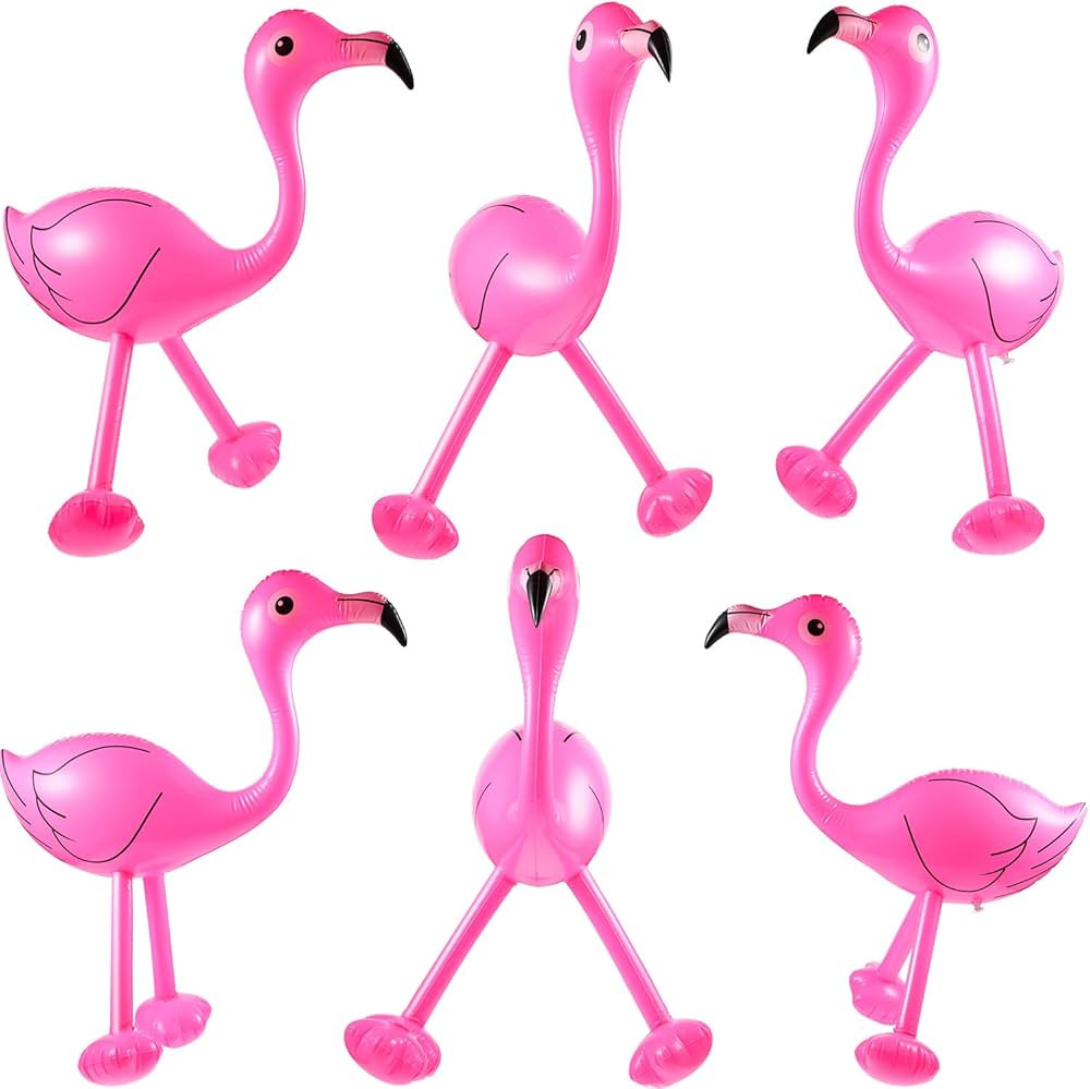 Yaomiao Inflatable Pink Flamingo Inflatable Flamingo Luau Party Accessories for Hawaiian Party De... | Amazon (US)