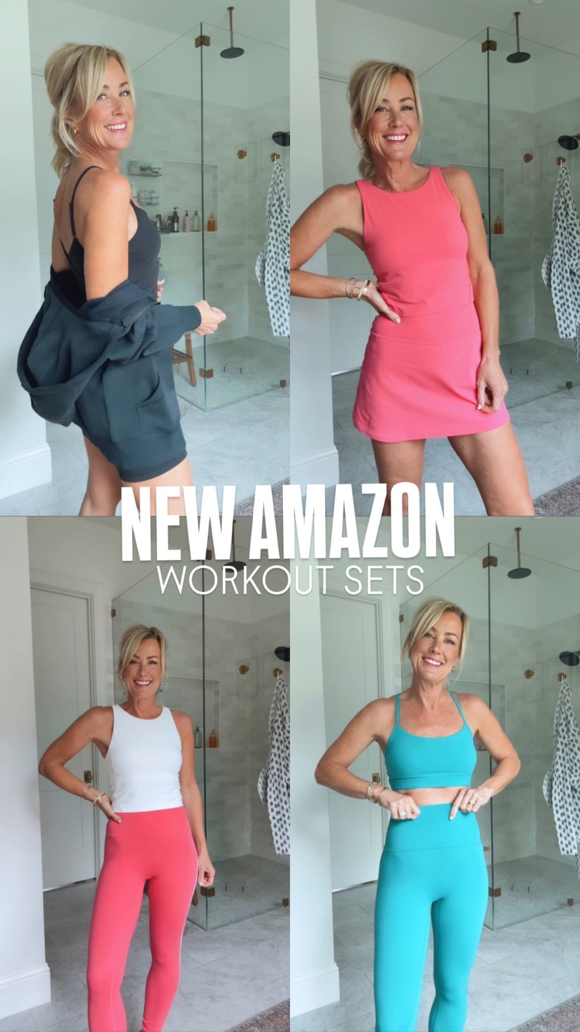 Love these NEW Amazon workout sets! So flattering, great colors, and fun styles for summer. 

#LTKOver40 #LTKootd #LTKSeasonal