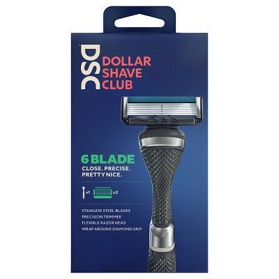 Dollar Shave Club 6-Blade Razor Starter Set 1 Handle + 2 Cartridges | Target