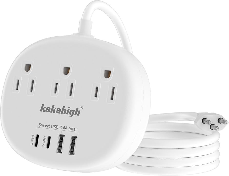 Switzerland Power Adapter, Switzerland Travel Plug Adapter with 3 American Outlets 4 USB Ports (2... | Amazon (US)