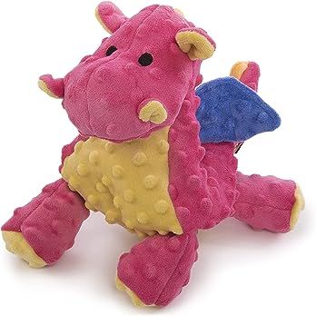goDog Dragons Squeaker Plush Dog Toy with Chew Guard Technology - Soft & Durable, Chew Resistant ... | Amazon (US)