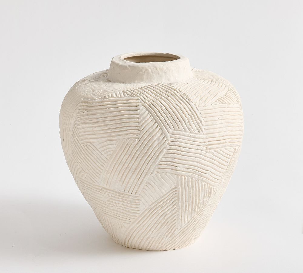 Textured Earthenware Vase | Pottery Barn (US)