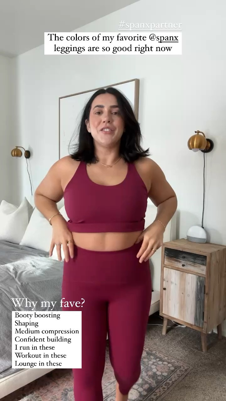 Booty boosting leggings on sale with my code ninaxspanx my dude L regular. #spanxpartner @spanx 

#LTKFitness #LTKMidsize #LTKActive