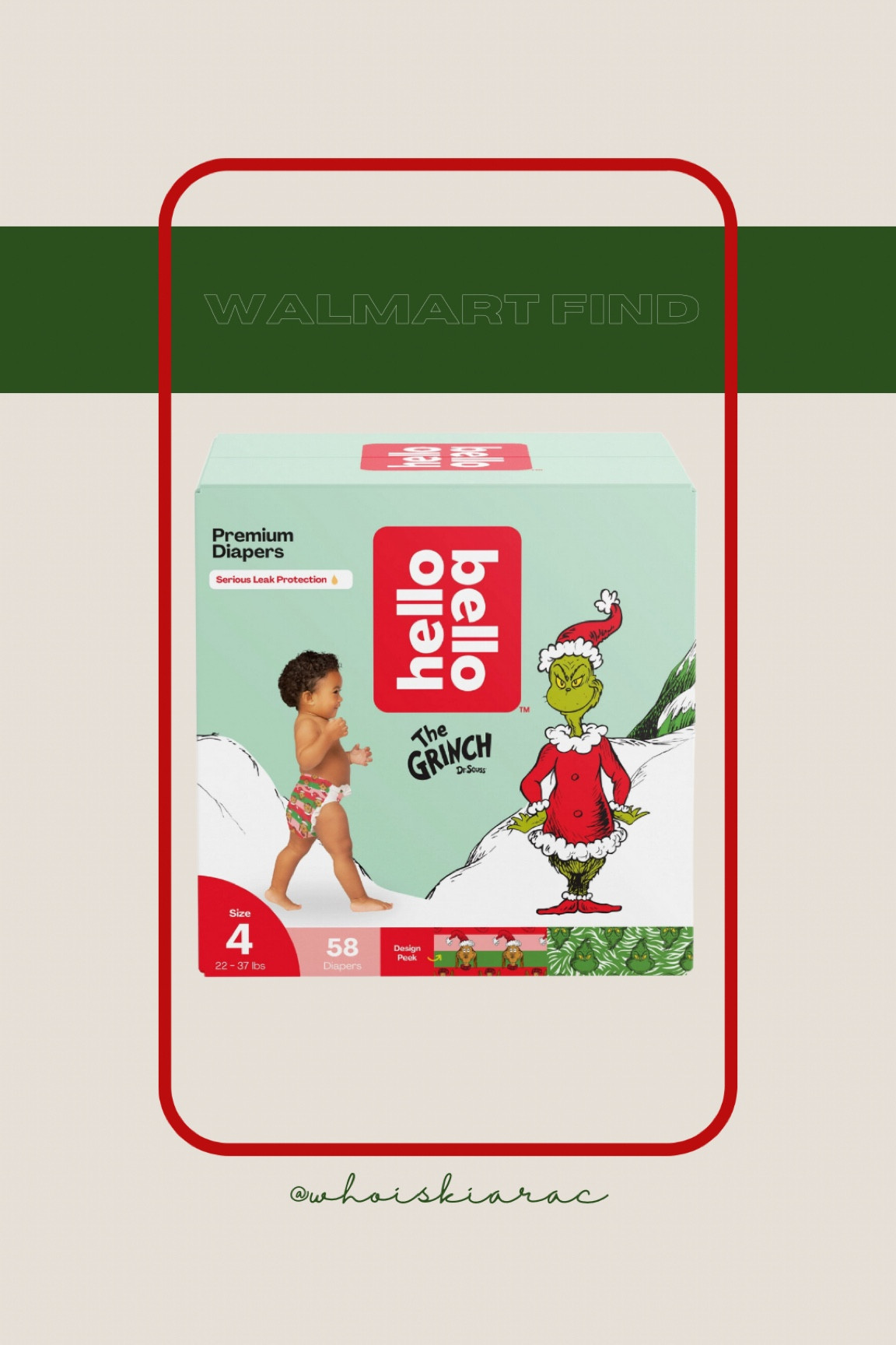 Is it too early to think about Christmas? Hello Bello is gearing up with the Grinch themed diapers 🎄

#LTKHoliday #LTKSeasonal #LTKbaby