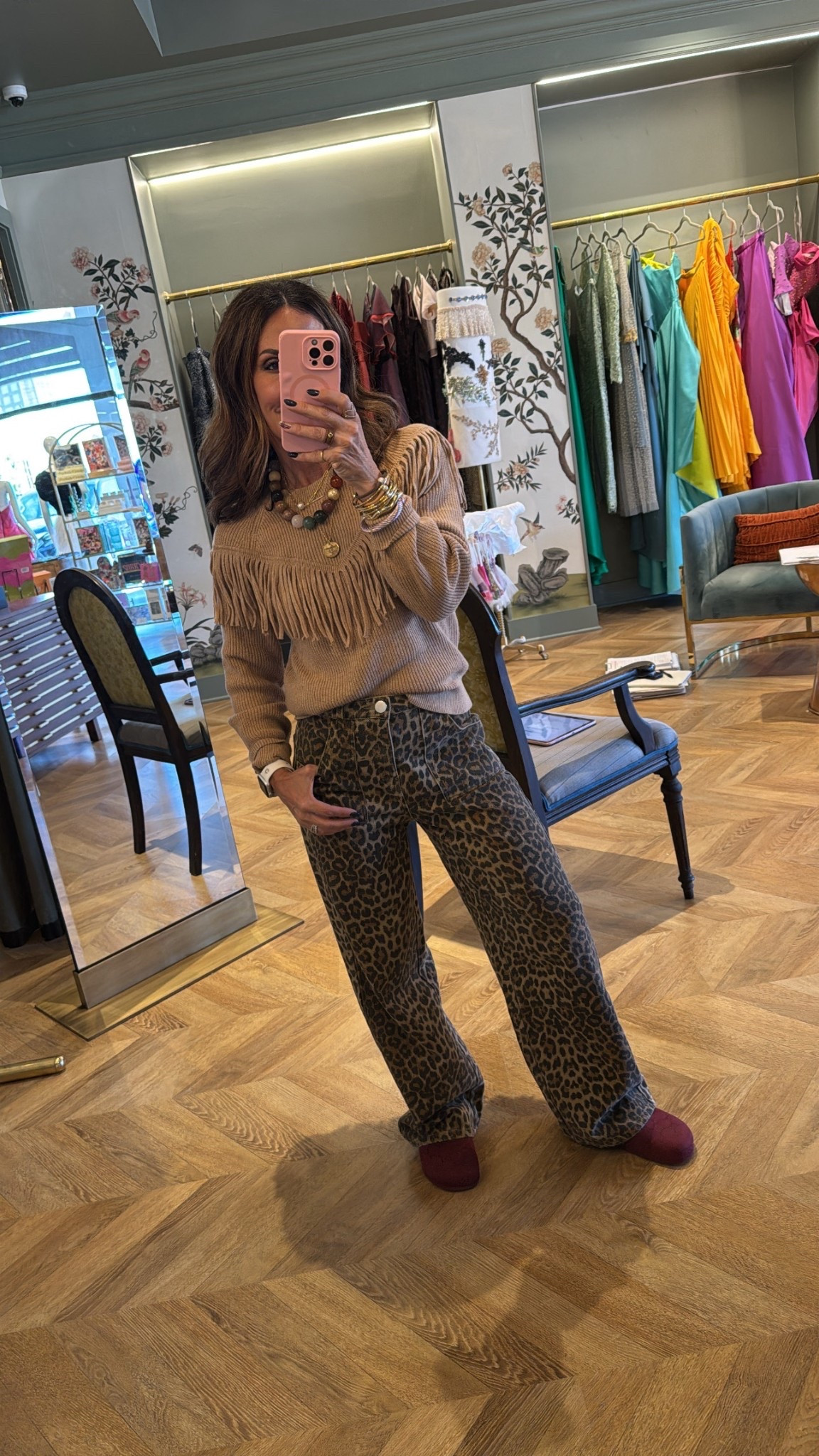 Code for necklace Courtney15
Leopard pants size XS use code courtneyz30
Sweater size XS

#LTKPetite #LTKSeasonal #LTKStyleTip