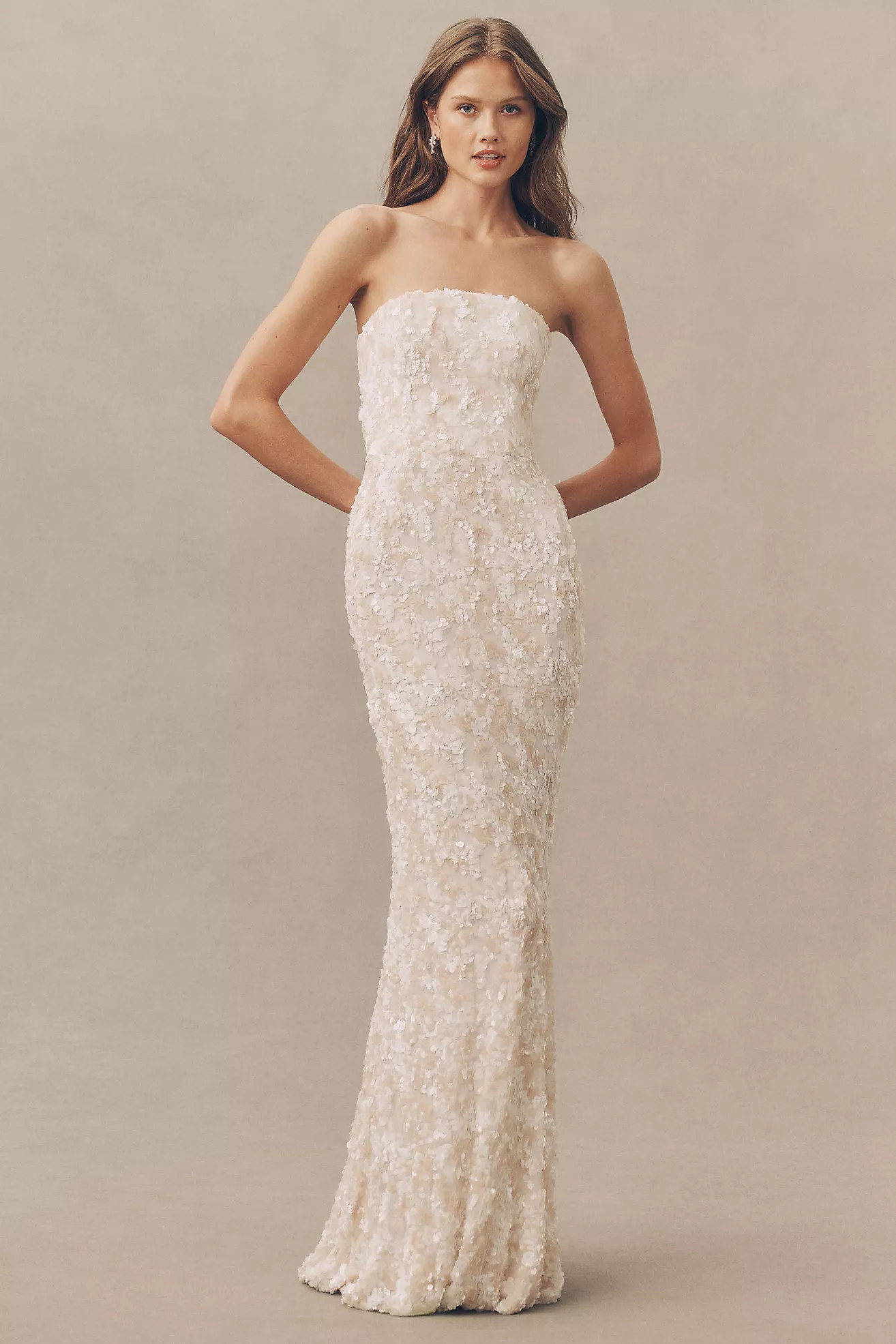 Helsi Helen Stretch Strapless Mermaid Dress | Anthropologie (US)