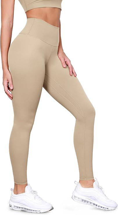 ODODOS Tummy Control Compression Leggings for Women, 25" / 28" High Waist Workout Running Yoga Pa... | Amazon (US)