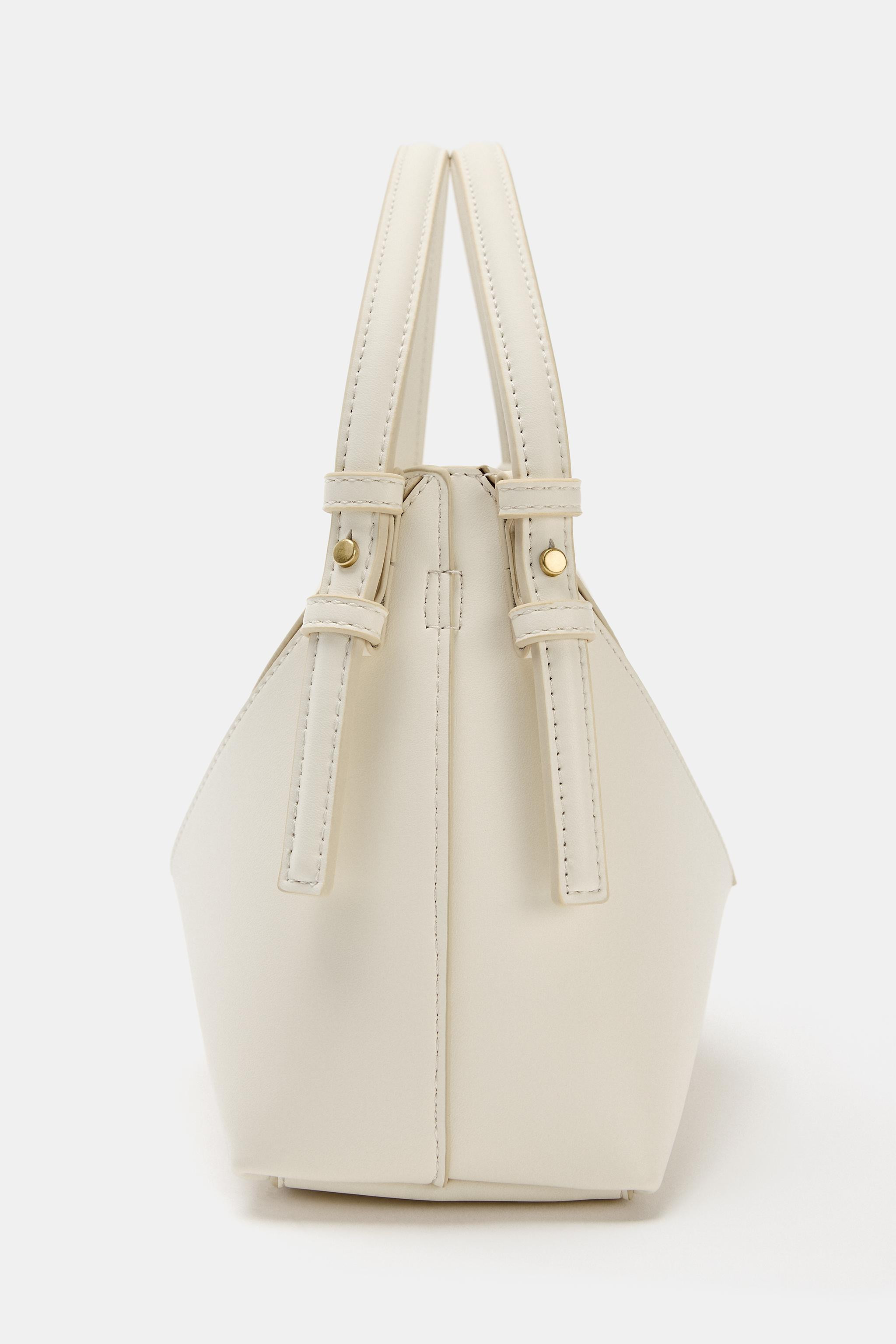 MINI SEAM DETAIL BUCKET BAG | Zara US