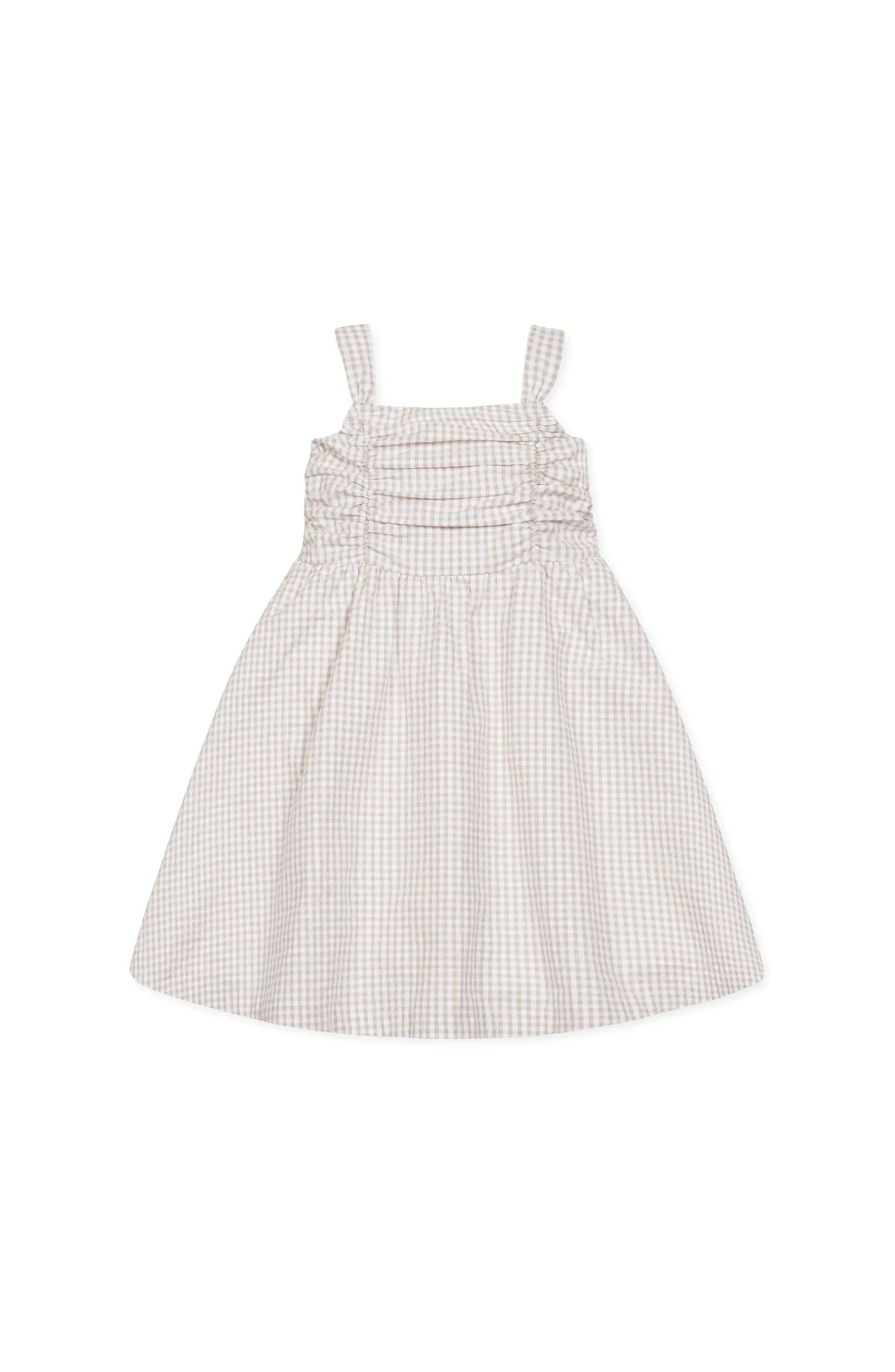 Baby Girls' Organic Ruched Bodice Party Dress, Infant | Nordstrom